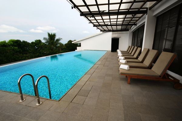 Pool Patio Landscaping in Macomb